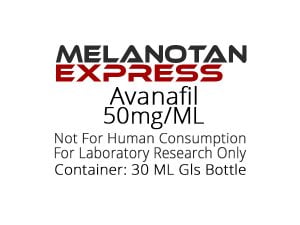 Avanafil liquid research chemical product label