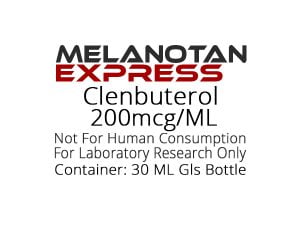 Clenbuterol SARMS liquid research chemical product label