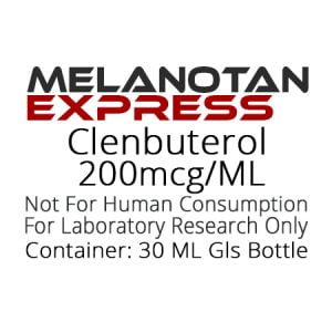 Clenbuterol SARMS liquid research chemical product label