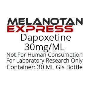 Dapoxetine liquid research chemical product label