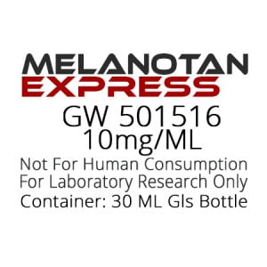 GW501516 SARMS liquid research chemical product label