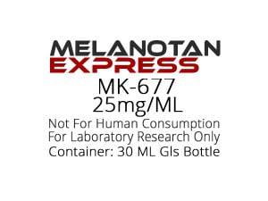 MK-677 SARMS liquid research chemical product label