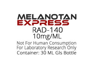 RAD-140 SARMS liquid research chemical product label