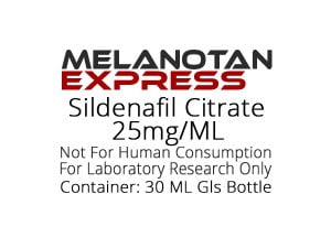 Sildenafil Citrate liquid research chemical product label