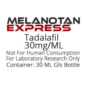 Tadalafil liquid research chemical product label