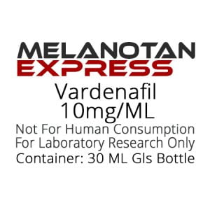 Vardenafil liquid research chemical product label