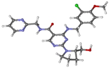 Avanafil Molecule Structure