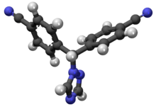 Letrozole 3D Molecular Structure