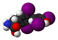 Levothyroxine 3D Molecule Structure