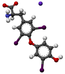 Liothyronine 3D Molecule Structure