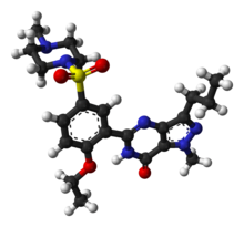 Sildenafil 3D Molecule Structure