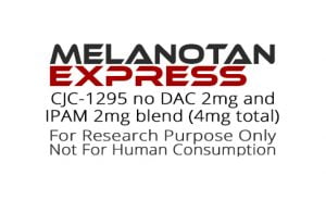 CJC1295 No DAC and IPAM 2mg blend peptide product label
