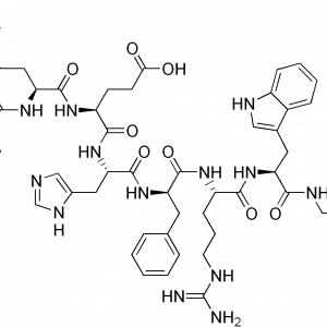 Made in USA Melanotan 1 Peptide chemical structure