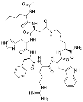 Made in USA Melanotan 2 Peptide chemical structure