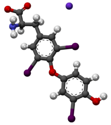 Liothyronine Liquid research chemical 3D structure made in USA