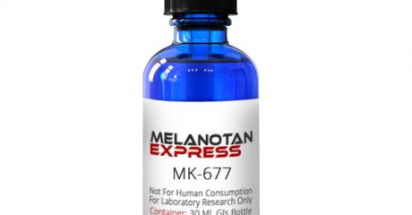 MK-677 Liquid research chemical bottle made in the USA