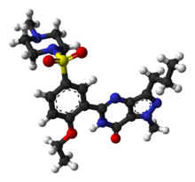 Sildenafil Liquid research chemical 3D structure made in USA