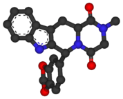 Tadalafil Liquid research chemical 3D structure made in USA