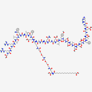 Semaglutide peptide chemical structure